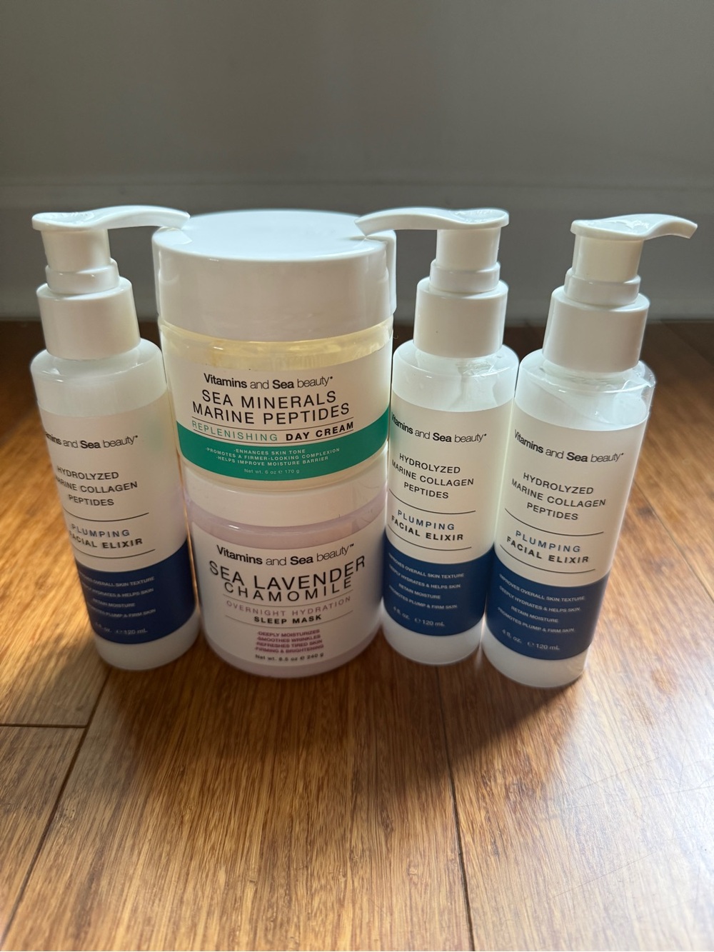 Vitamins and Sea Beauty Anti-Aging Skincare Bundle - 5 PC Bundle